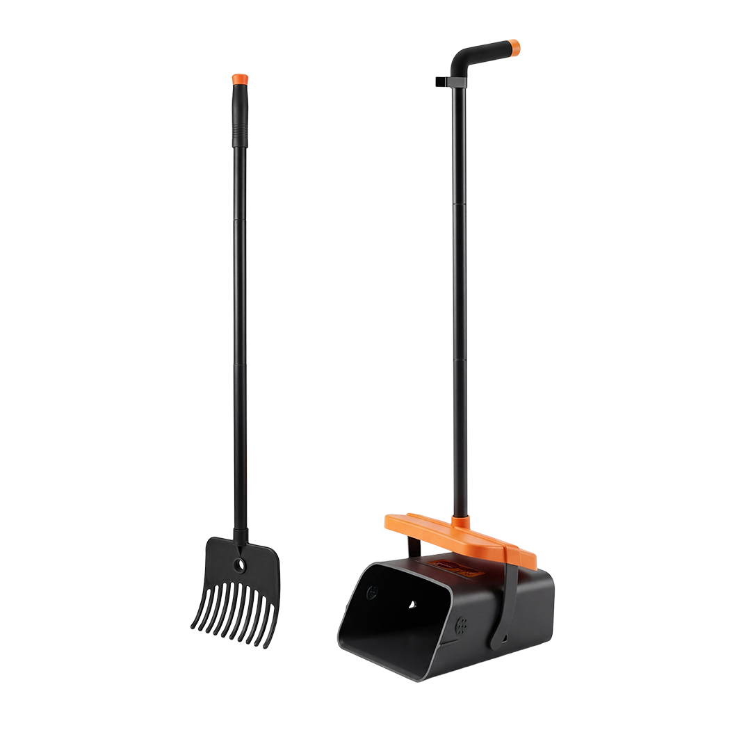 Pooper Scooper Rake Kit Long Handle Dog | HomeAndLiving - 9