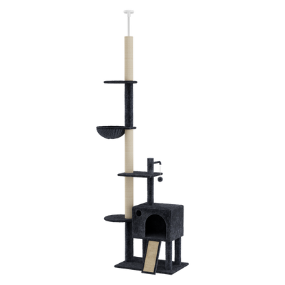 Cat Tree Scratching Post Condo 40x24x230cm