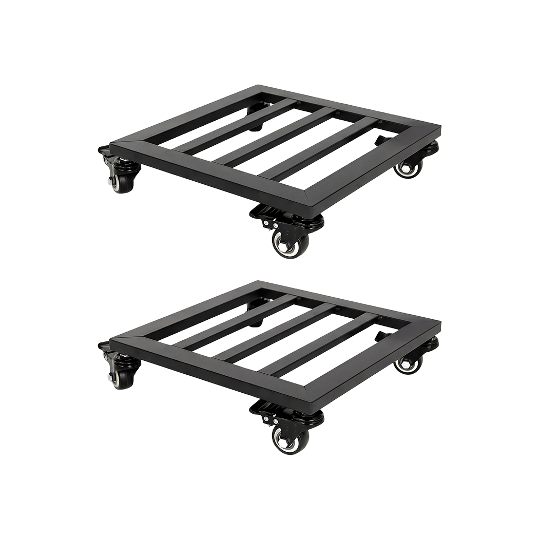 Plant Pot Trolley Caddy 172kg 2 Pack | HomeAndLiving - 9