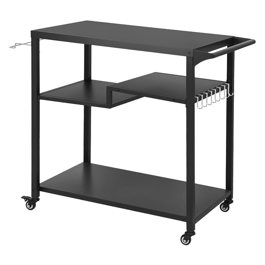 Outdoor BBQ Kitchen Cart 3 Tier Trolley | HomeAndLiving