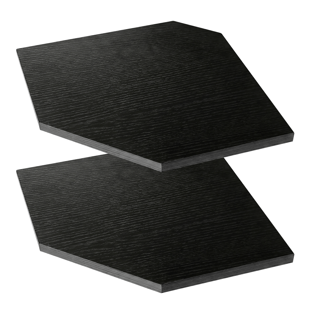 Corner Wall Shelves 2pc Floating Storage | HomeAndLiving - 9