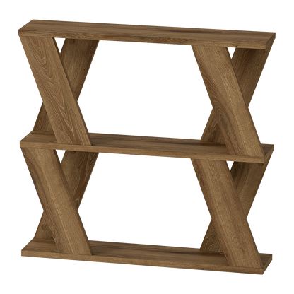 Slim Coffee Table Storage Oak 60x22x56.5cm