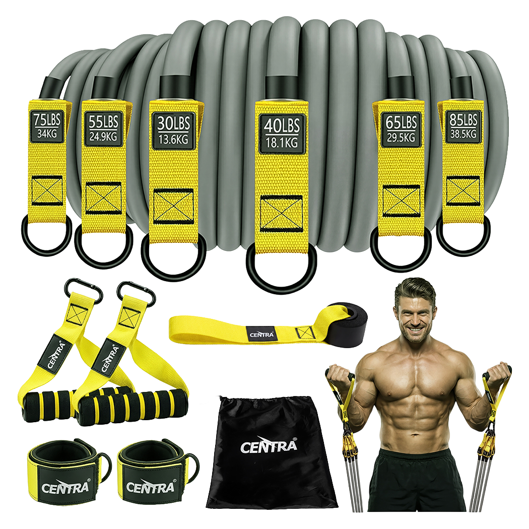Resistance Bands Set 350LB 12 Piece | HomeAndLiving - 9