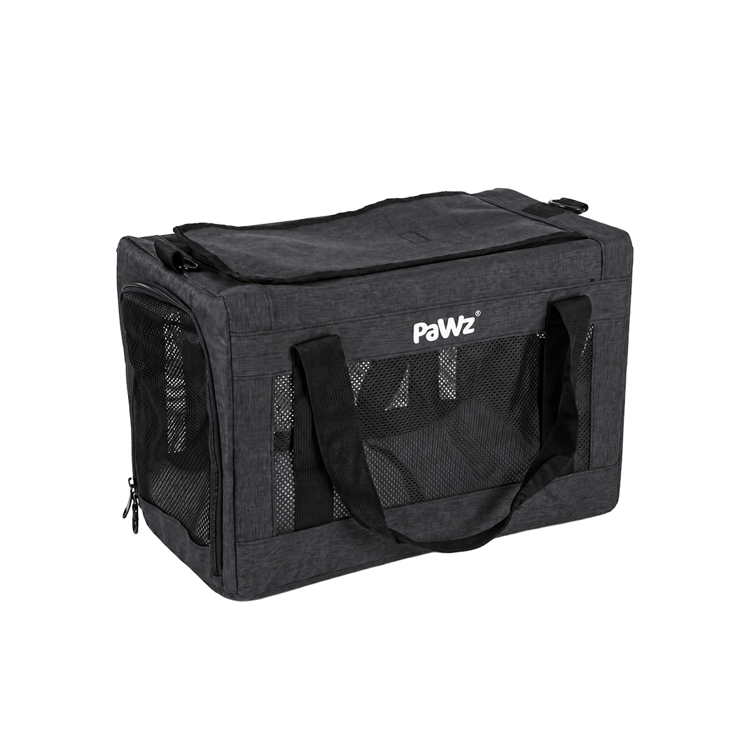 Cat Carrier Airline Approved Black 42x23x28cm