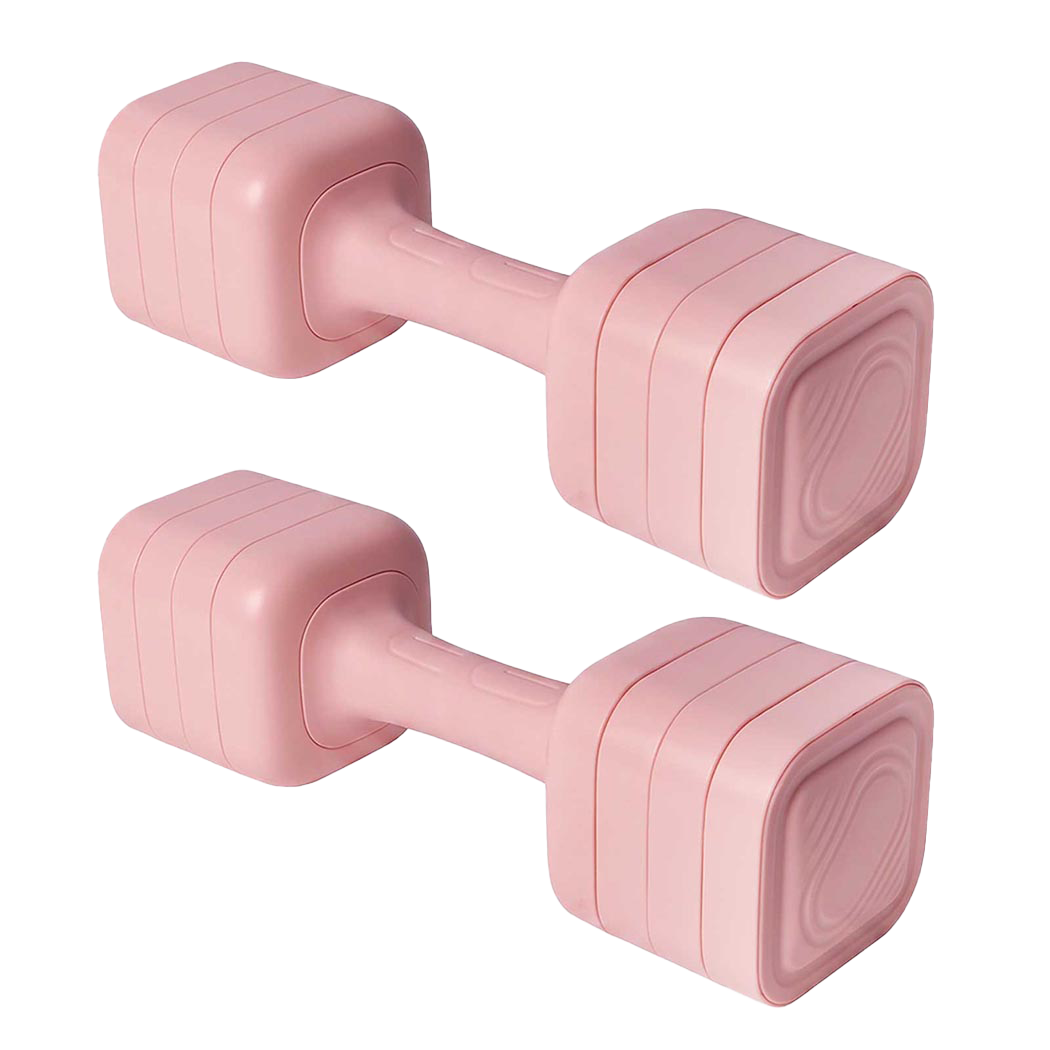 Adjustable Dumbbells Set Pink 32x10x10cm