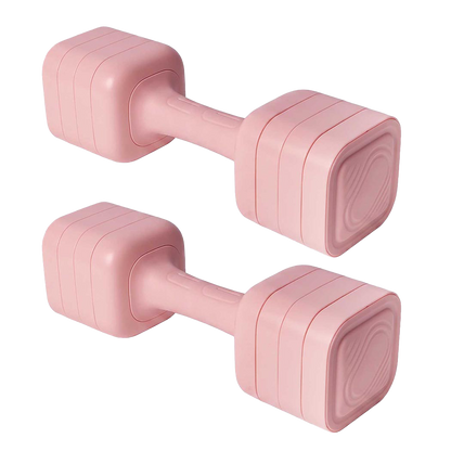 Adjustable Dumbbells Set Pink 32x10x10cm