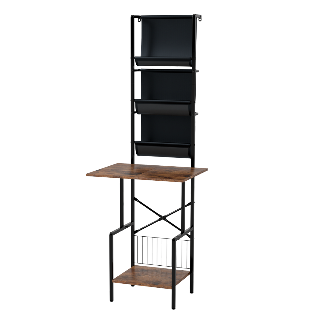 Tall Record Player Stand Vinyl Storage 50x39x144cm