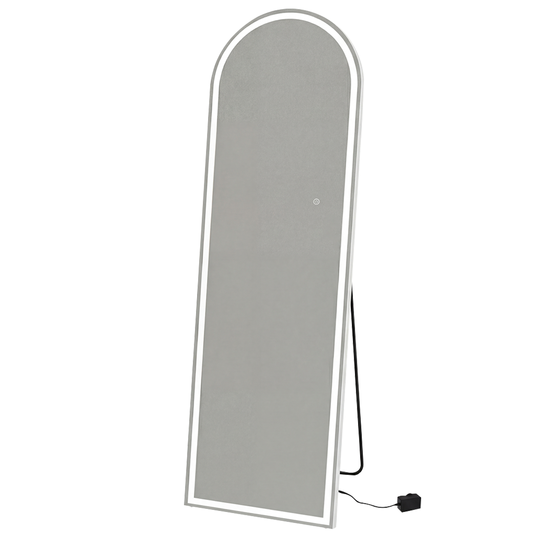 165cm Arched LED Full Length Mirror Floor Stand | HomeAndLiving