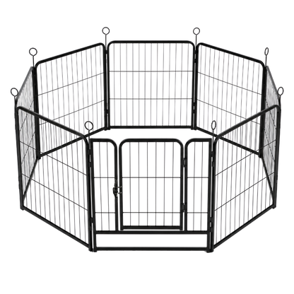 Metal Dog Playpen Foldable 56x60cm