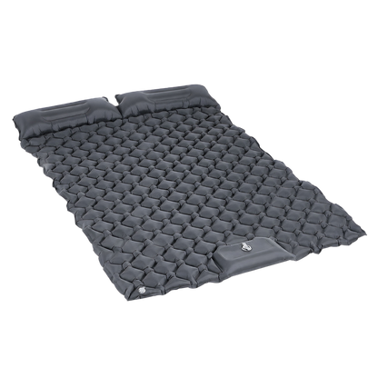 Camping Mattress Double Wide Grey 195x125x12.5cm