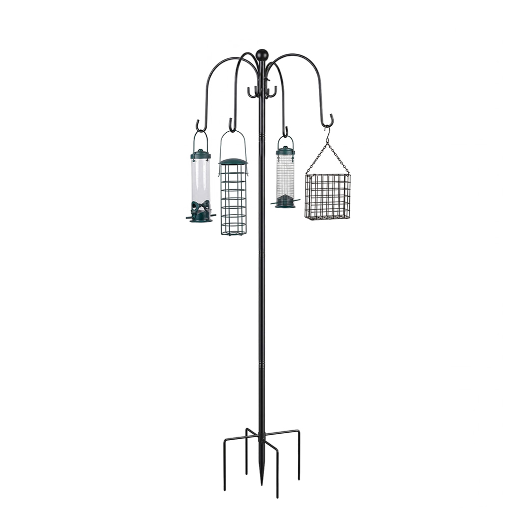 Bird Feeder Station 8 Hooks 224cm Outdoor | HomeAndLiving - 9