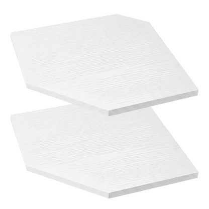 Corner Floating Wall Shelves 2 Pack White | HomeAndLiving - 9