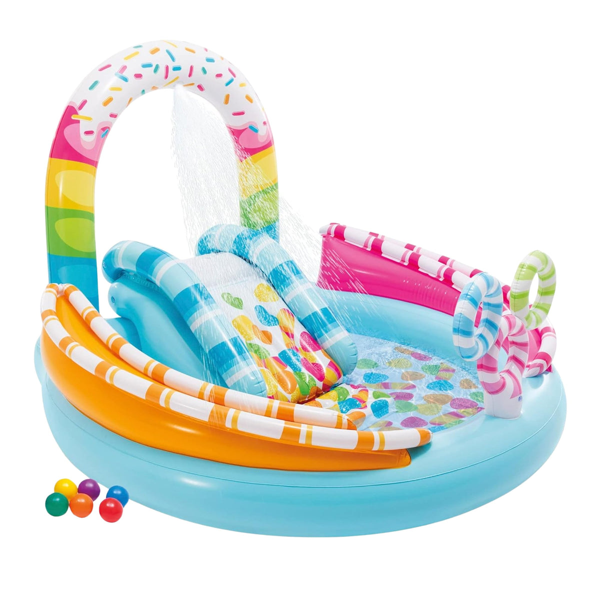Inflatable Play Centre With Slide 168x170x122cm