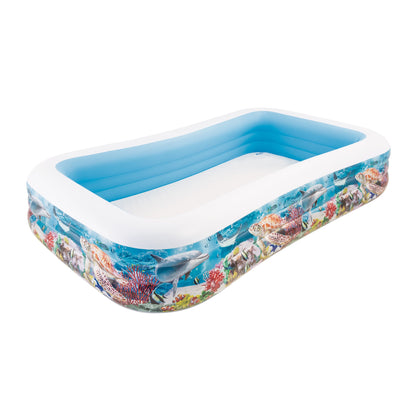 Inflatable Swim Center Sealife Pool Kids Family Water Play
