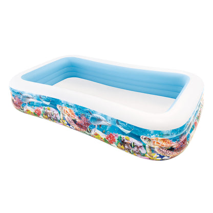 Inflatable Swim Center Sealife Pool Kids Family Water Play