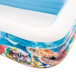 Inflatable Swim Center Sealife Pool Kids Family Water Play