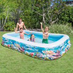Inflatable Swim Center Sealife Pool Kids Family Water Play