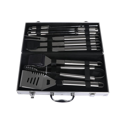 10Pcs BBQ Tool Set Stainless