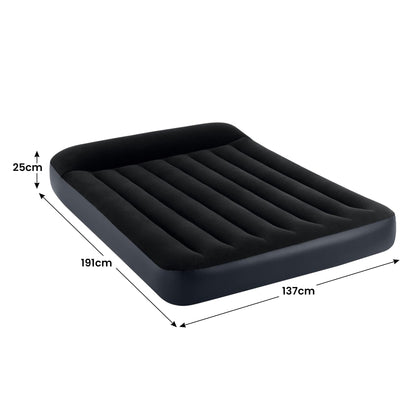 Velvet Airbed Pillow Rest 137x25x191cm