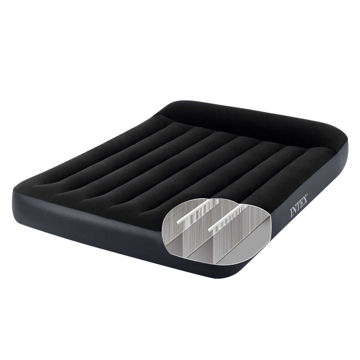 Velvet Airbed Pillow Rest 137x25x191cm
