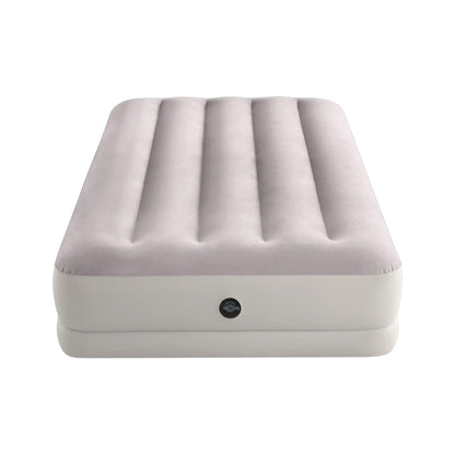 Cream Velvet Airbed Mattress 99x30x191cm