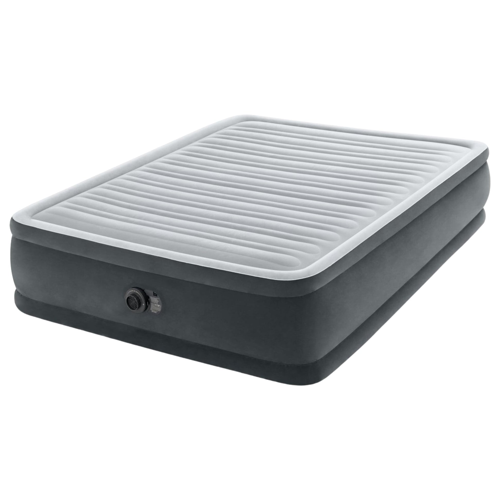 Queen Elevated Air Mattress Intex Dura-Beam Deluxe 46cm Thick Fiber-Tech