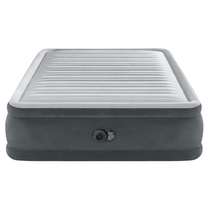 Queen Elevated Air Mattress Intex Dura-Beam Deluxe 46cm Thick Fiber-Tech