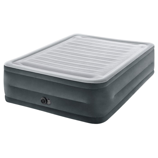  Dura-Beam Deluxe Queen Air Mattress 56cm High-Rise Fiber-Tech Comfort