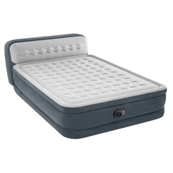 Dura-Beam Queen Air Mattress with Headboard 46cm Thickness-Tech Pump
