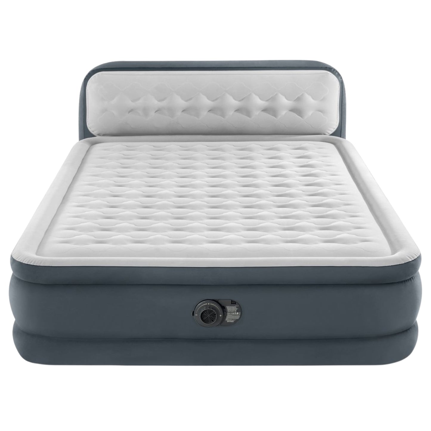 Dura-Beam Queen Air Mattress with Headboard 46cm Thickness-Tech Pump