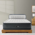 Dura-Beam Queen Air Mattress with Headboard 46cm Thickness-Tech Pump