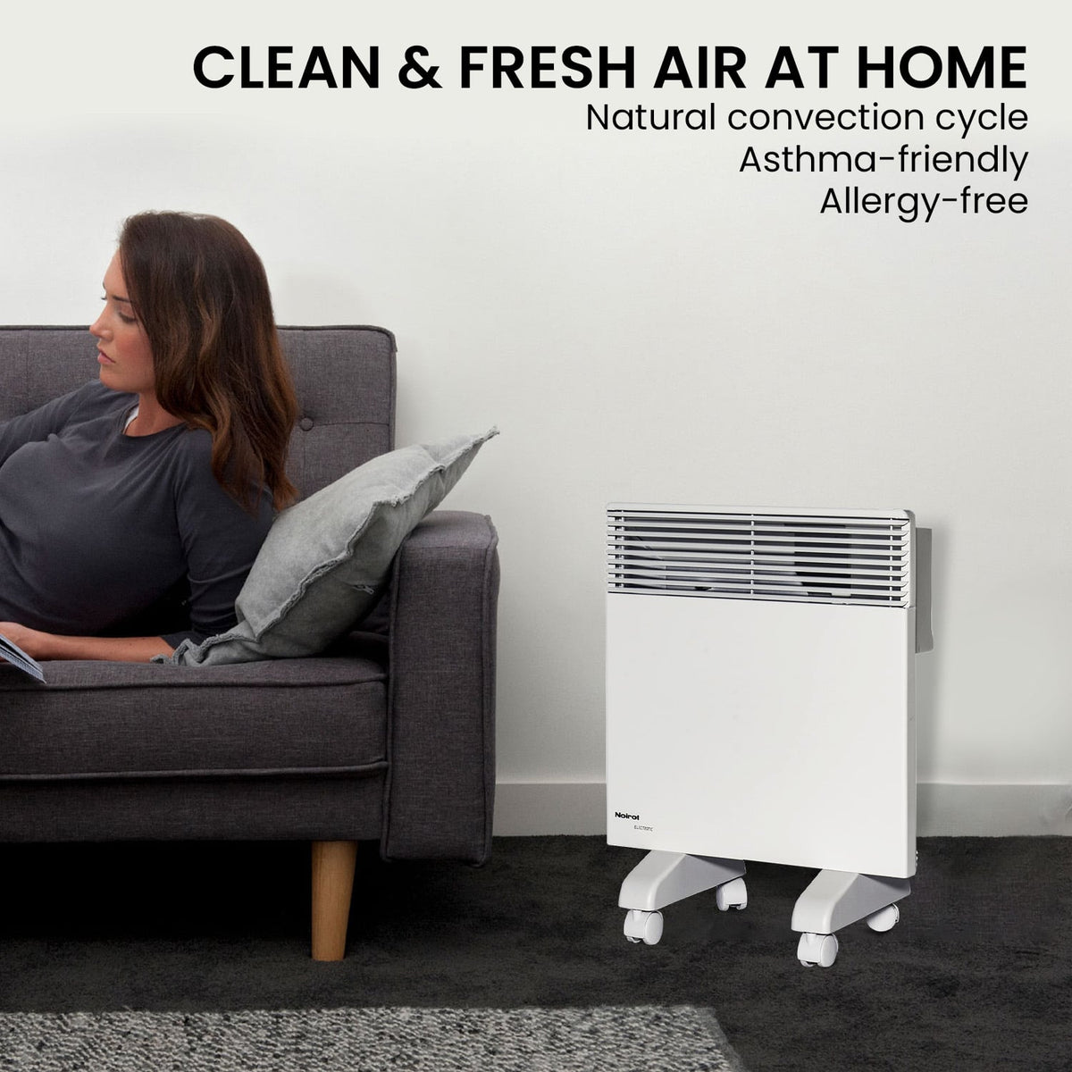 Electric Panel Heater With Wi-Fi Timer