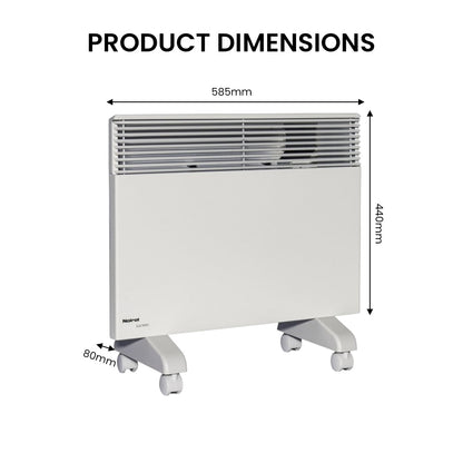 Natural heater 80x585x440cm, view 6