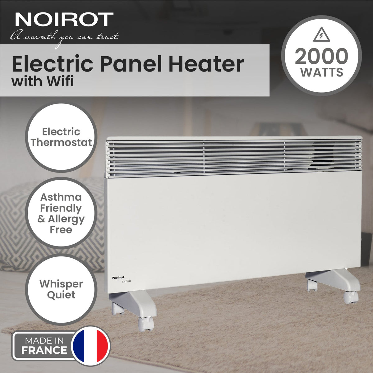Electric Convection Heater WiFi 100x745x440cm