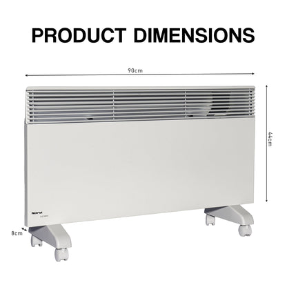 Noirot 2400W 7358-8 Electric Panel Heater Refurbished Wall Mounted