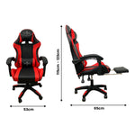 Spire Zinc Adjustable Red & Black Ergonomic Gaming Office Chair