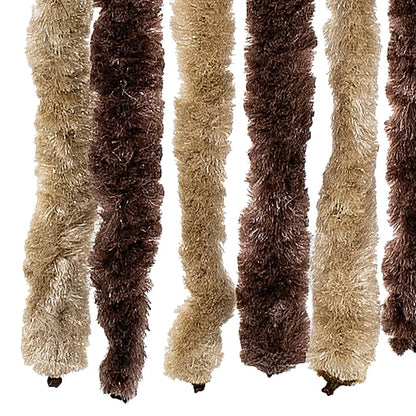 Insect Curtain Beige and Light Brown 2  Chenille S