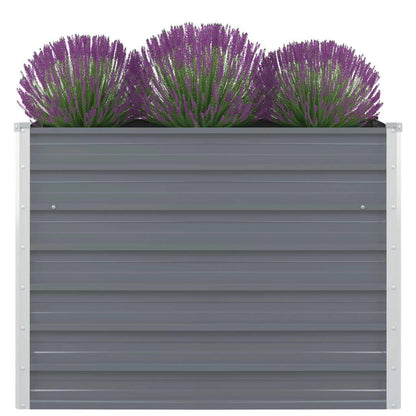 Raised Garden Bed - Galvanised Steel Grey