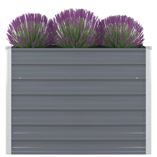 Raised Garden Bed - Galvanised Steel Grey