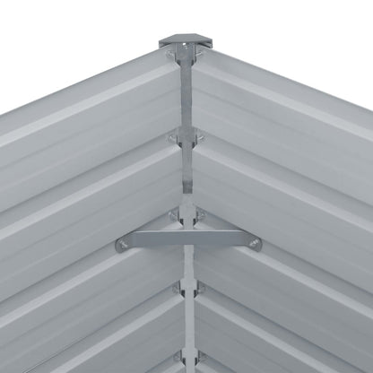 Raised Garden Bed - Galvanised Steel Grey
