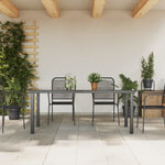 Garden Table Aluminium and Glass