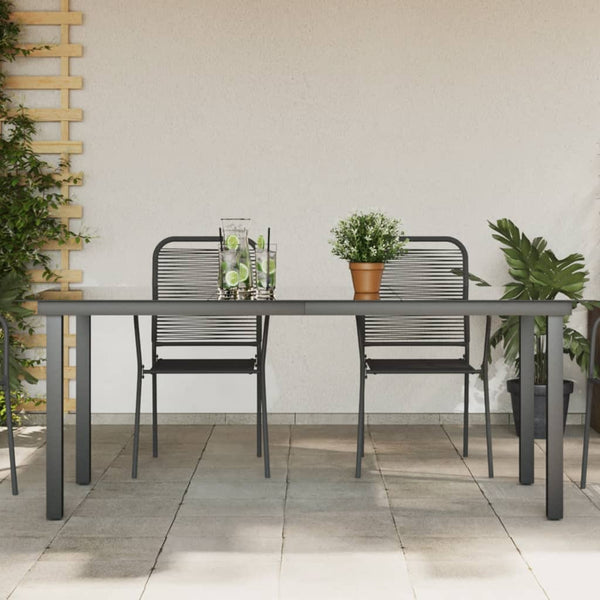  Garden Table Aluminium and Glass