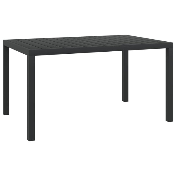  Garden Table Aluminium and WPC