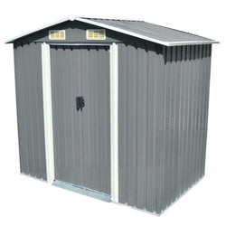 Garden Storage Shed Grey-Metal