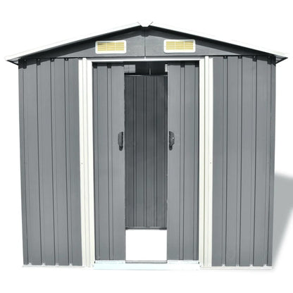 Garden Storage Shed Grey-Metal