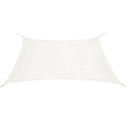 Sunshade Sail HDPE Rectangular White