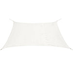 Sunshade Sail HDPE Rectangular White