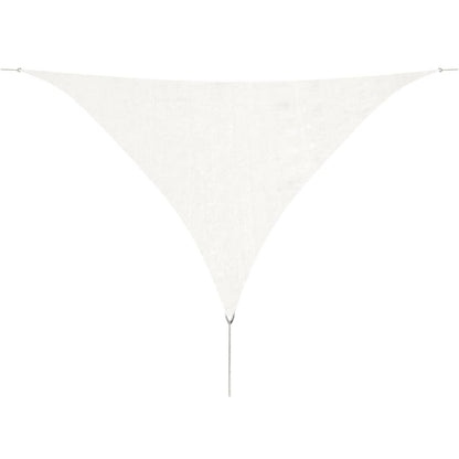 Sunshade Sail HDPE Triangular  White