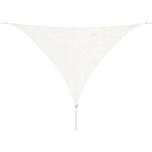 Sunshade Sail HDPE Triangular  White