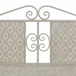 Garden Bench 115 cm Steel Grey